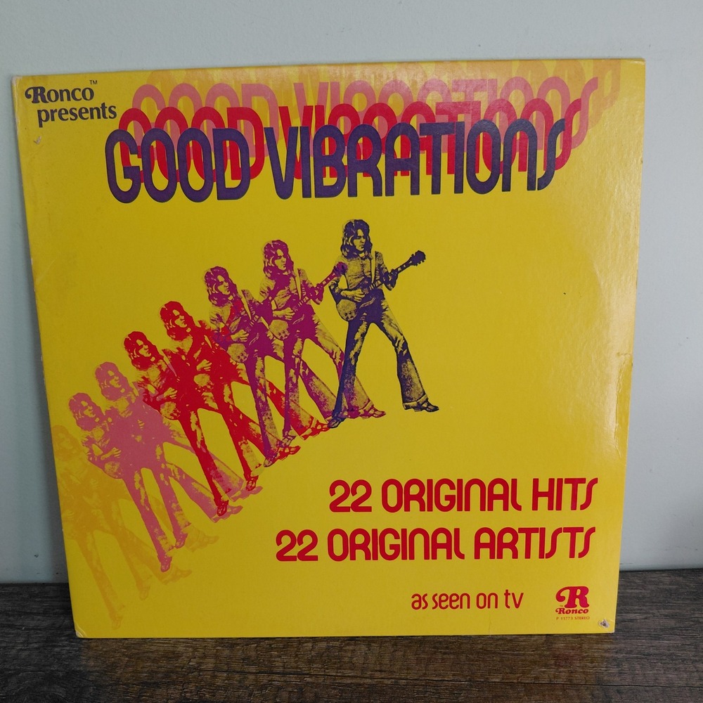 Ronco Good Vibrations 22 Original Hits 1973 Vinyl LP P 11773 Various Artists